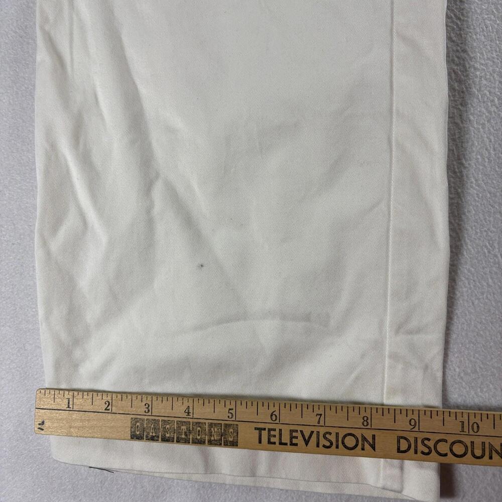 Chino Straight Stretch Pants Universal Thread Tag 12 Fits Like 34X30 Cream - Picture 3 of 8